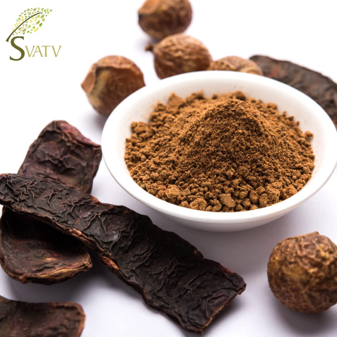 SVATV Soapnut Powder 227g Natural Hair Care Reetha Aritha Shampoo for All - Image 4