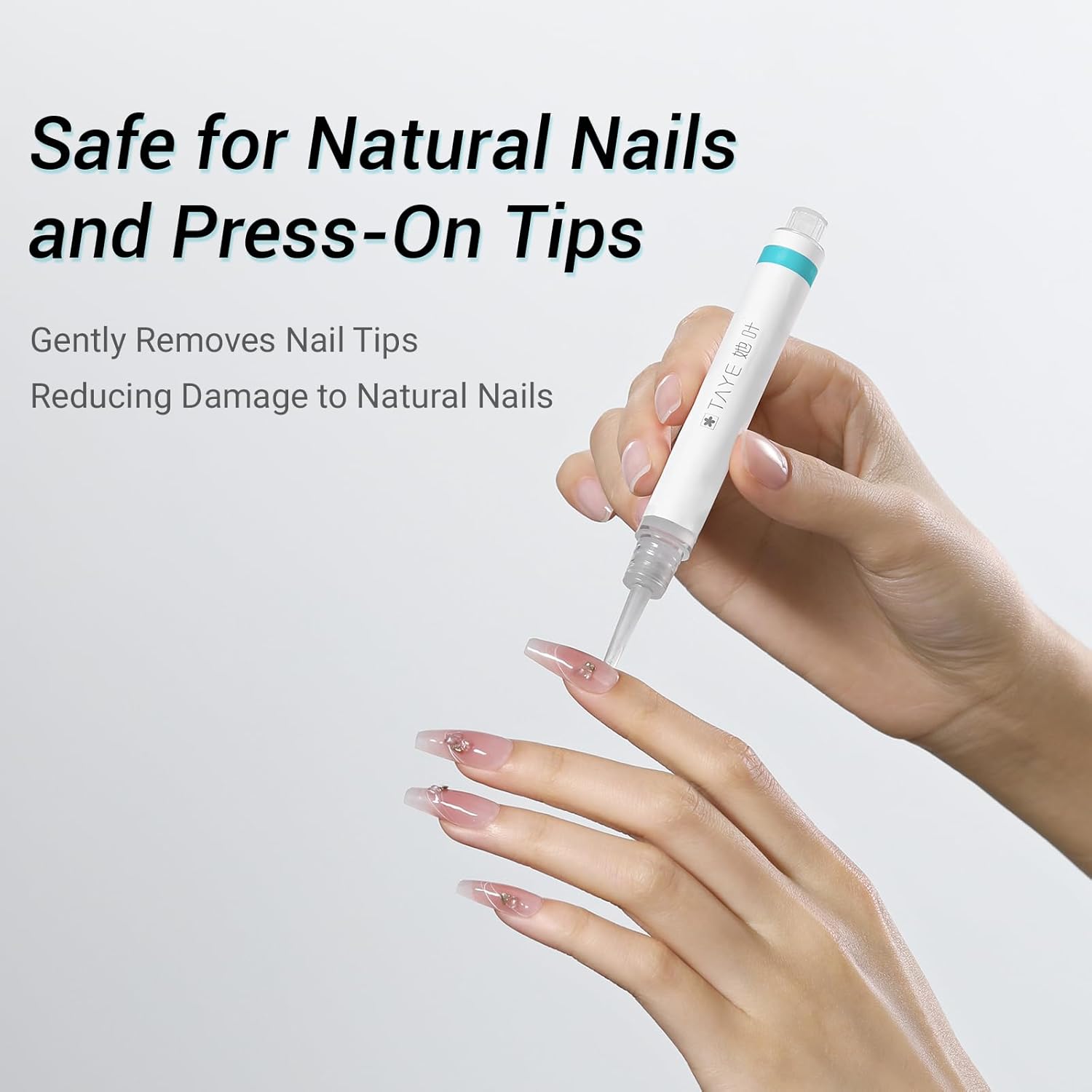 TAYE 3 Pcs Nail Glue Remover Pen Set, Easy Click Design, Alcohol Free, 3ml - Image 4