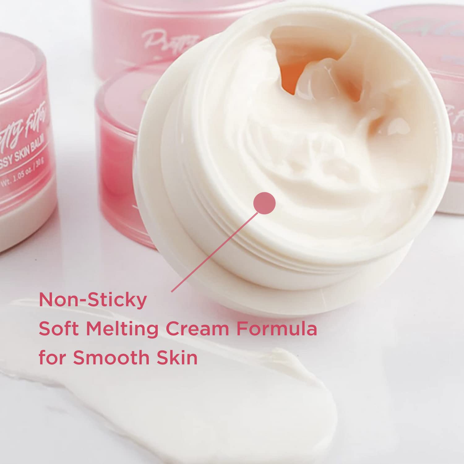 Touch in Sol Pretty Filter Glassy Skin Balm Primer 2 Pack 1.05 oz Moisturizing Face Cream - Image 4