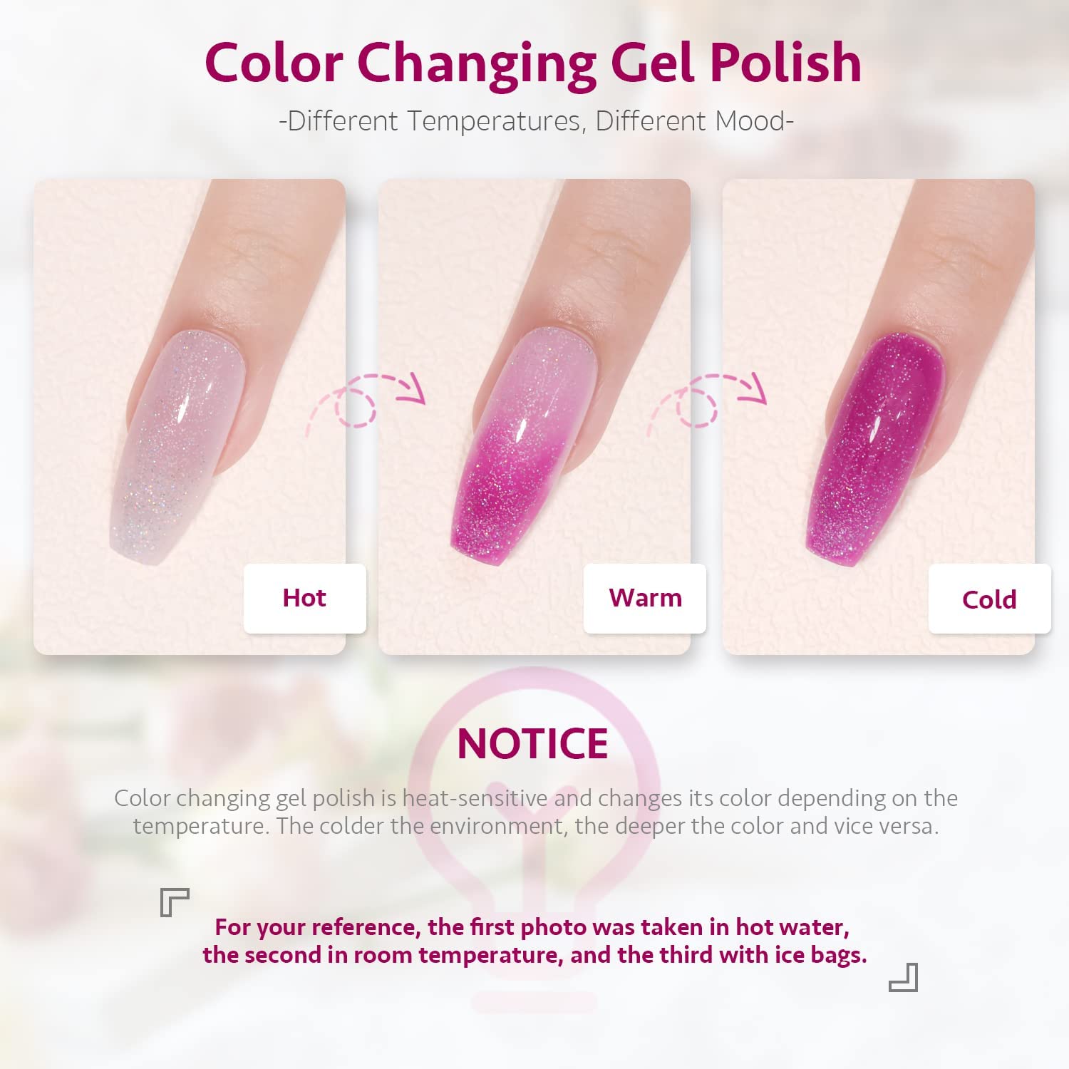 Vishine 8ml Mood Color Changing Gel Nail Polish for Salon and Home Manicure - Image 4