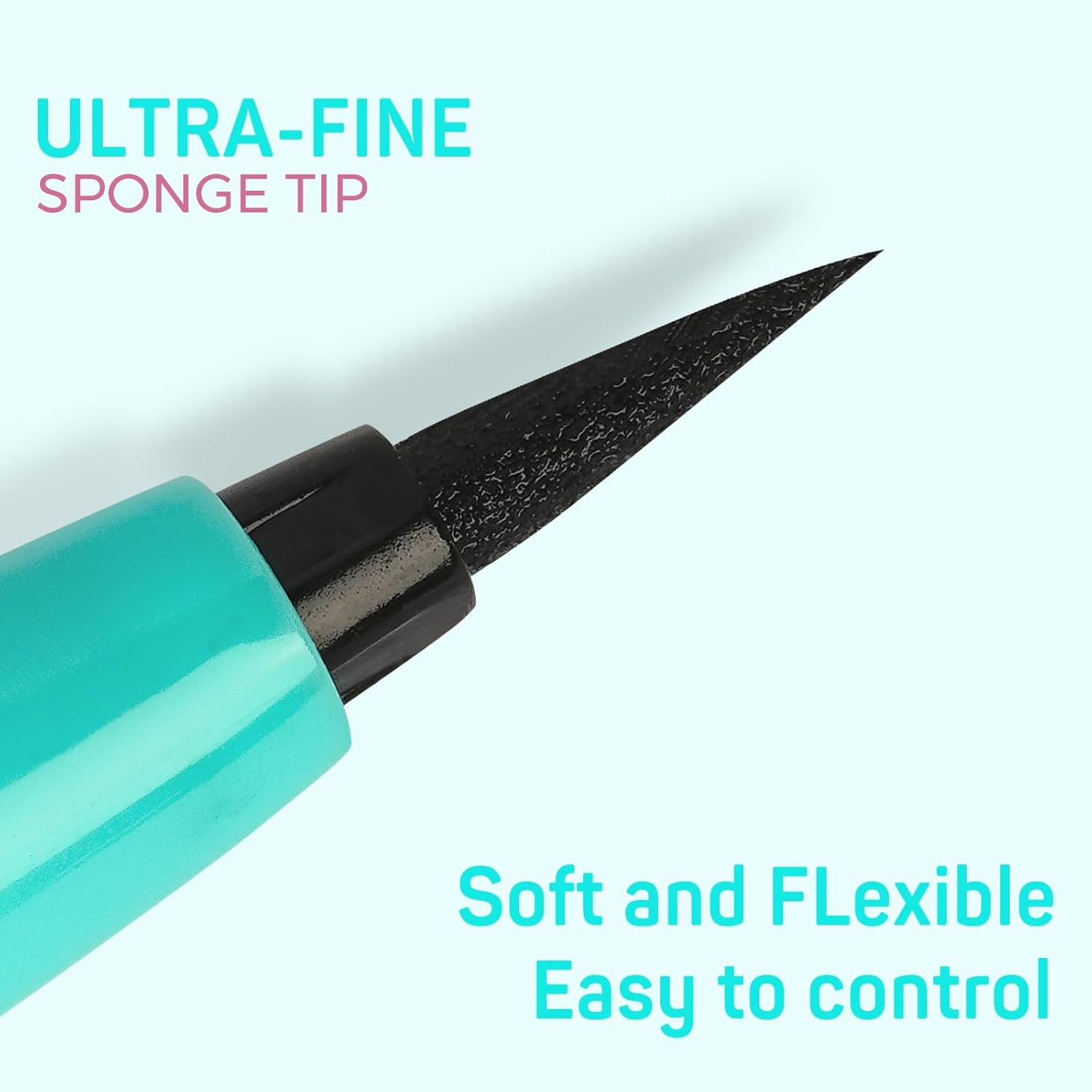 Waterproof Black Super Slim Long-Lasting Liquid Eyeliner Pencil 0.02 Fl Oz Cruelty-Free - Image 4