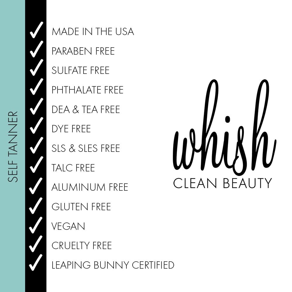 Whish Beauty Sun Kissed Agave Self Tanner Lotion for Face & Body, 5 fl oz, Moisturizing - Image 7