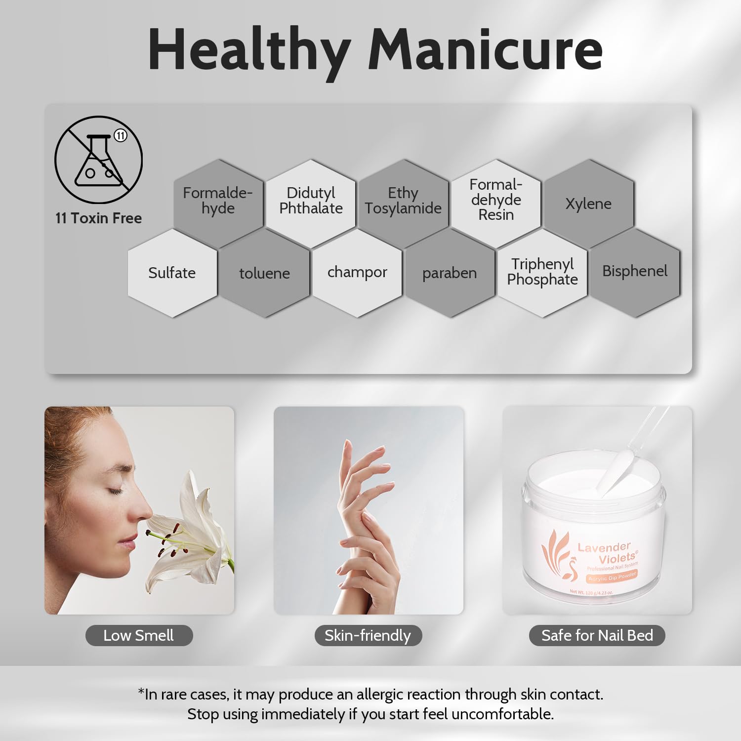 4.23oz White Acrylic Dip Powder Refill for Professional French Manicure and Nail Art - Image 8