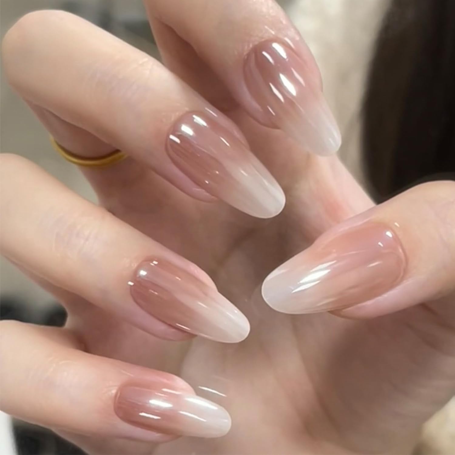 White Pearl Chrome Nail Powder 1g Gel Nails Mirror Effect High Gloss - Image 6