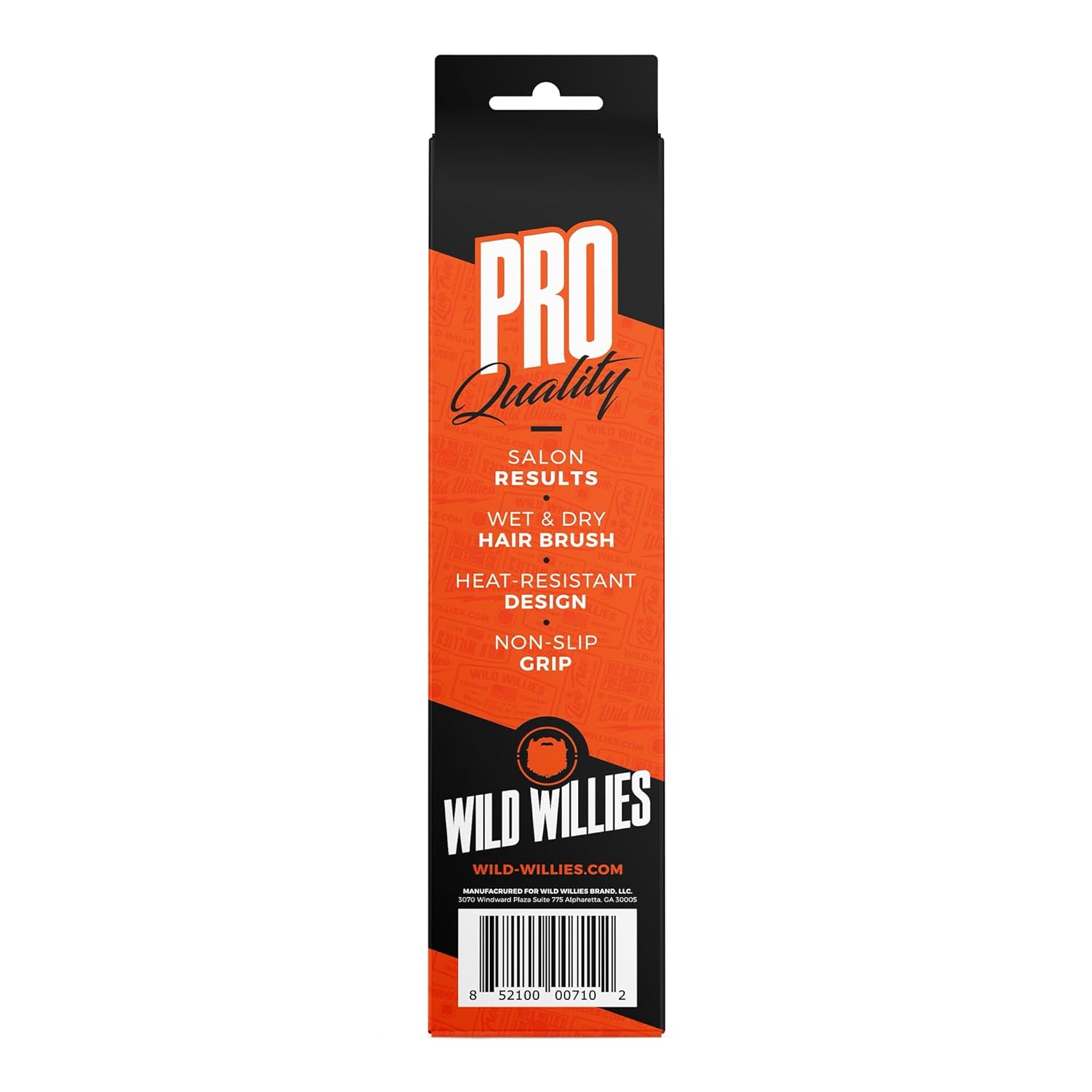 Wild Willies Round Beard Brush Heat-Resistant Bristle Comb for All Hair Types - Image 7