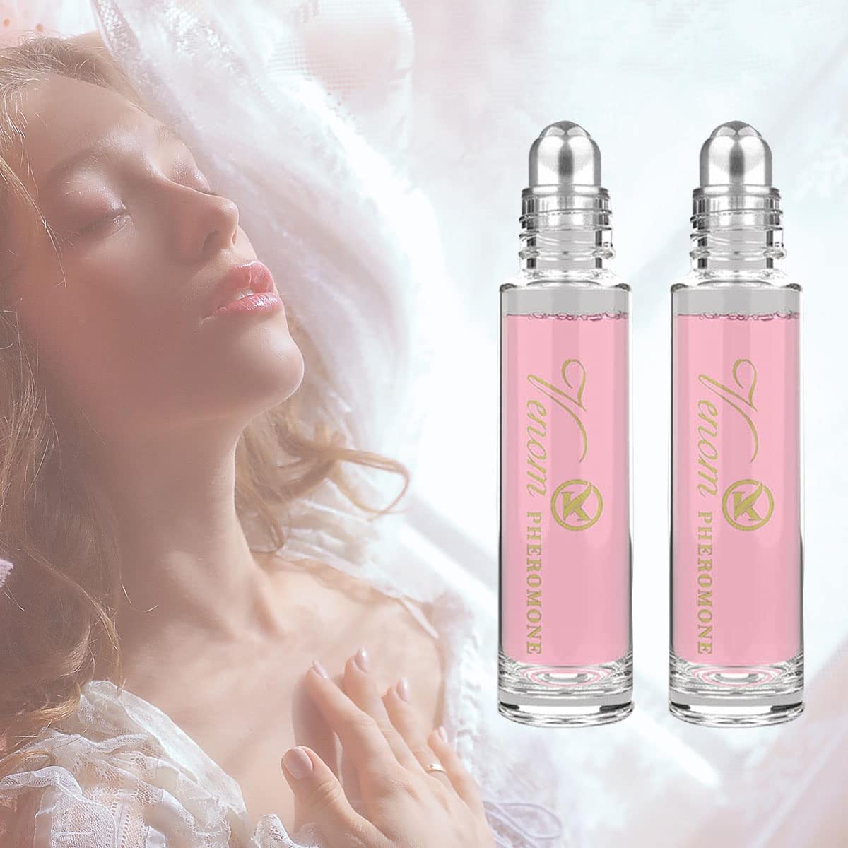 Women's Pheromone Perfume Oil Roll-on Fragrance for Attraction - Long-lasting 2 Pack Cologne - Image 5
