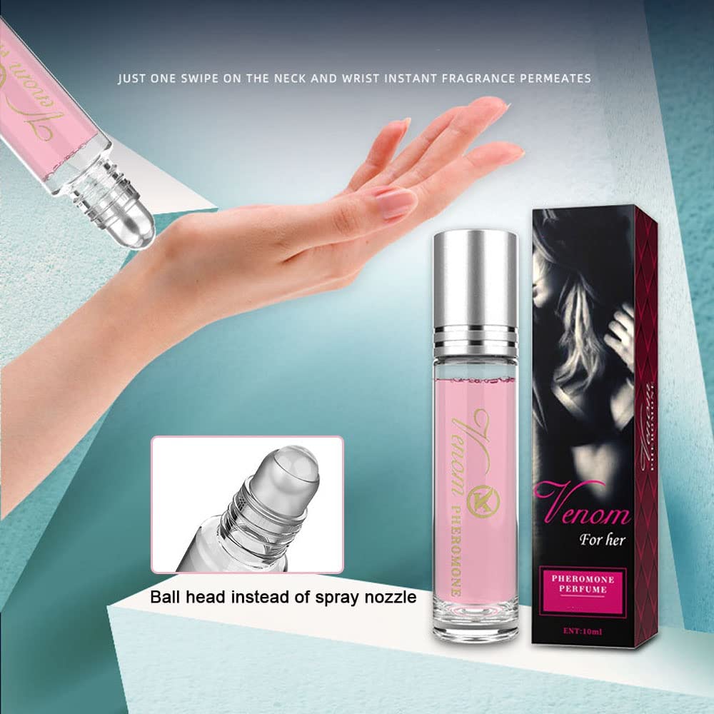 Women's Pheromone Perfume Oil Roll-on Fragrance for Attraction - Long-lasting 2 Pack Cologne - Image 3