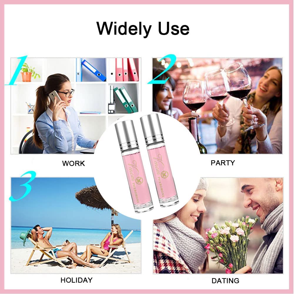 Women's Pheromone Perfume Oil Roll-on Fragrance for Attraction - Long-lasting 2 Pack Cologne - Image 6