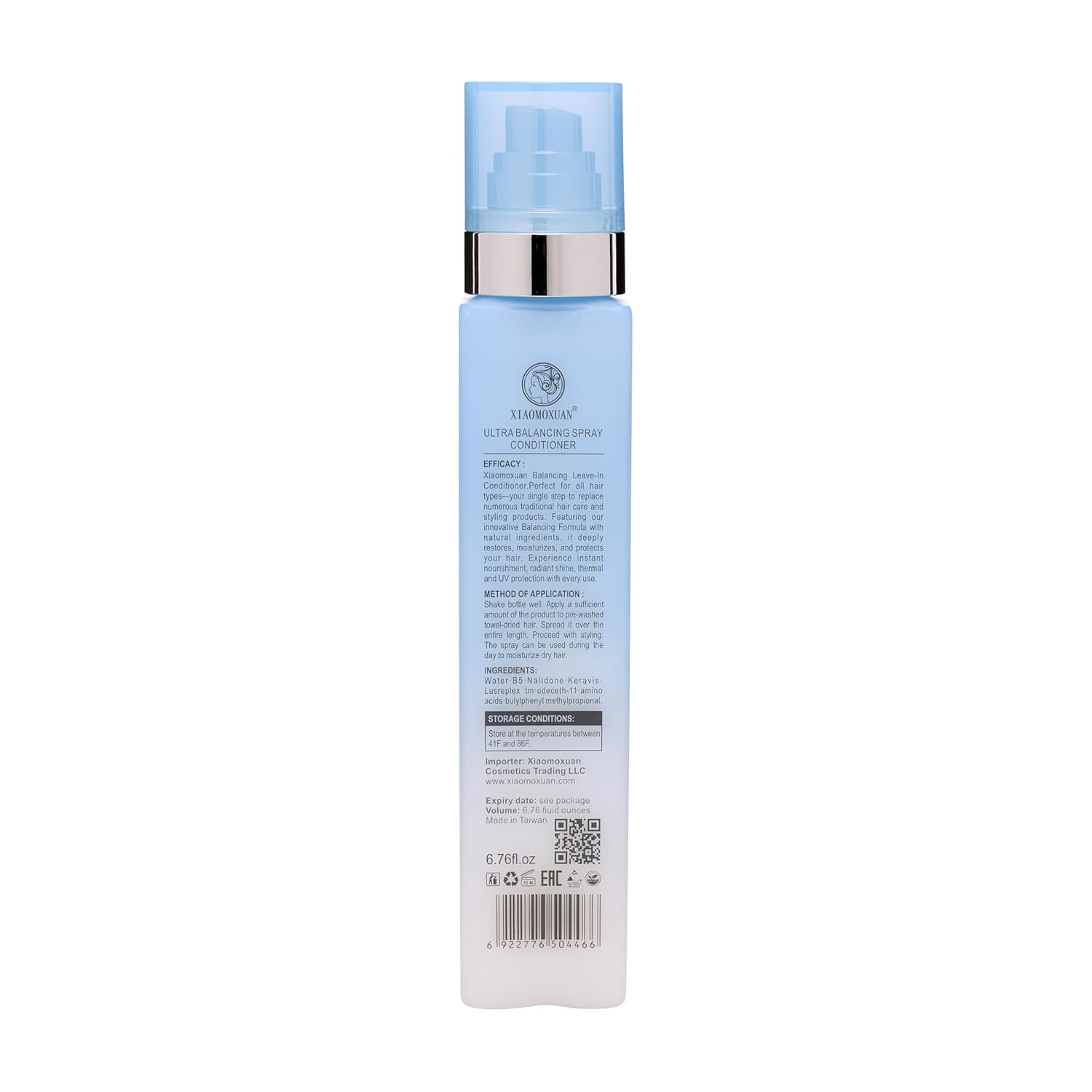 Xiaomoxuan 8oz Leave-In Conditioner Spray with Vitamin B5 for All Hair Types - Image 3