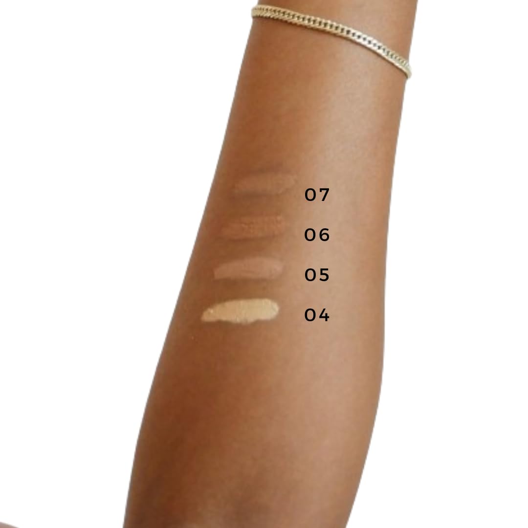 Zero-Waste Vegan Concealer for Sensitive Skin, Compostable Jar, Tan 04 Shade, 0.25 oz - Image 2