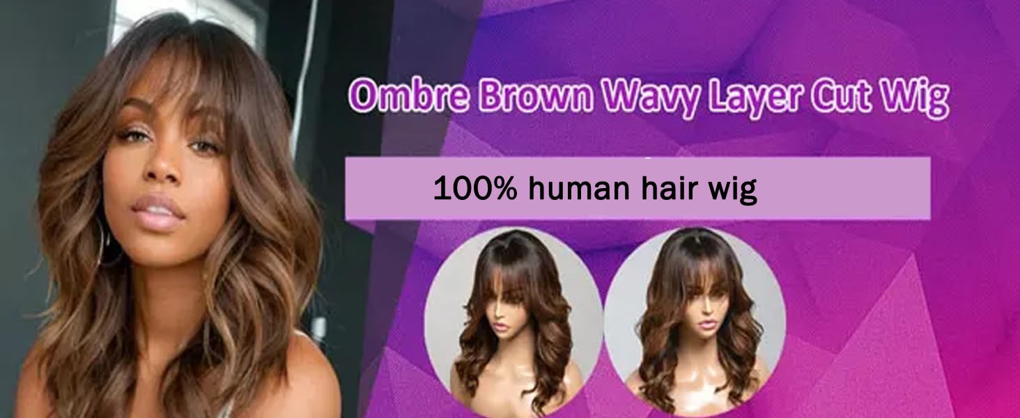 100% HUMAN HAIR WIGS ONLY FOR YOU