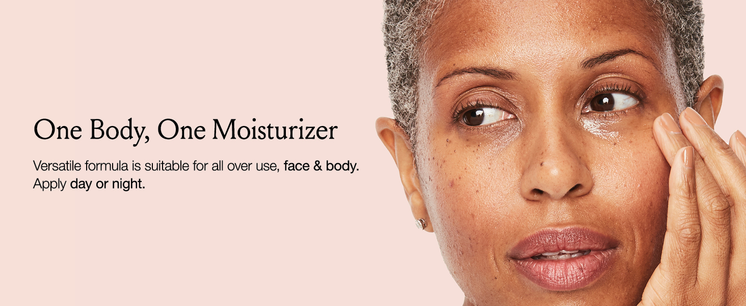 moisturizer with versatile formula for face and body