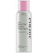 Eva NYC Kweeen Silver Hair and Body Glitter Spray, 4.9 oz