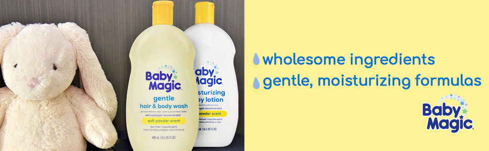 Baby Magic moisturizing lotion wash