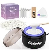 Nose Wax Kit, Mini Wax Warmer for Eyebrow Ear Hair Removal, Waxing Kit for Women Men with 100g Be...