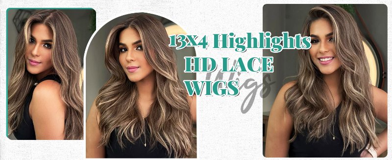 highlight human hair wigs