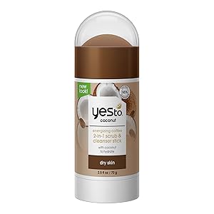 Coconut & Coffee 2 in 1 Scrub & Cleanser Stick, 2.5 Oz
