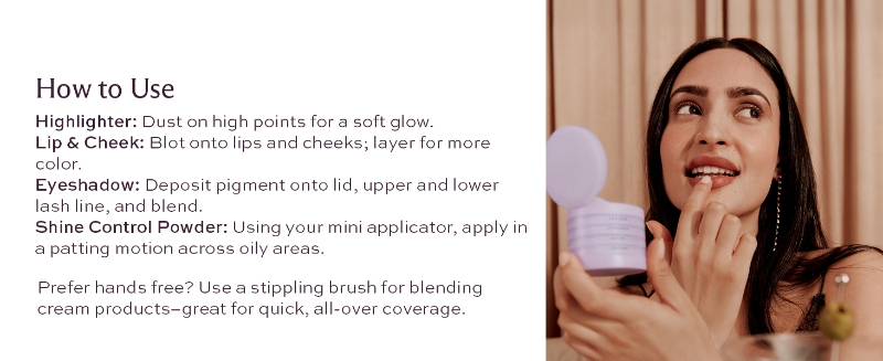 Shine control powder