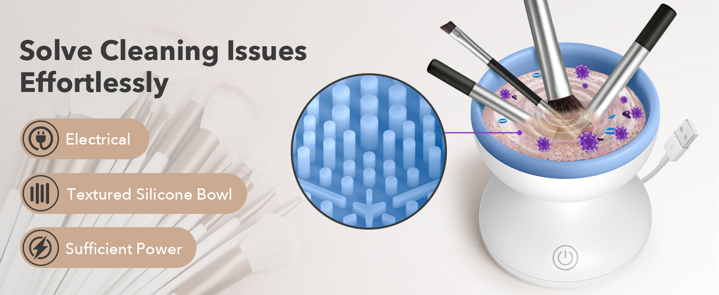 alyfini make up brush cleaning machine solve cleaning issues effortlessly