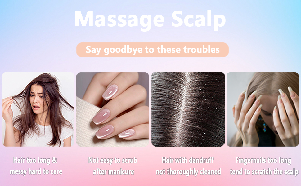 shampoo rubber brush