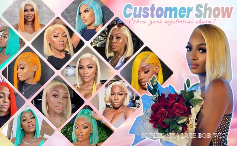 blond bob wigs human hair