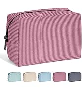 MAANGE Cosmetic Bags for Women Small Makeup Bag for Purse Corduroy Makeup Pouch Travel Makeup Bag...
