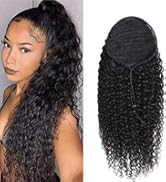 kinky curly ponytails