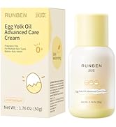 RUNBEN Baby Moisturizing Cream with Egg Yolk Oil, Gentle Non-Greasy Kids Face & Body Moisturizer,...
