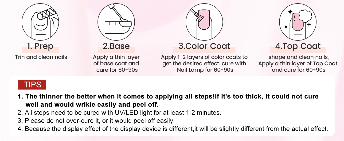 gel nail polish set