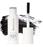 M2U NYC Black Mini Tubing Mascara (0.06 oz.) – Made with Tubing Technology for Lash Extension Eff...