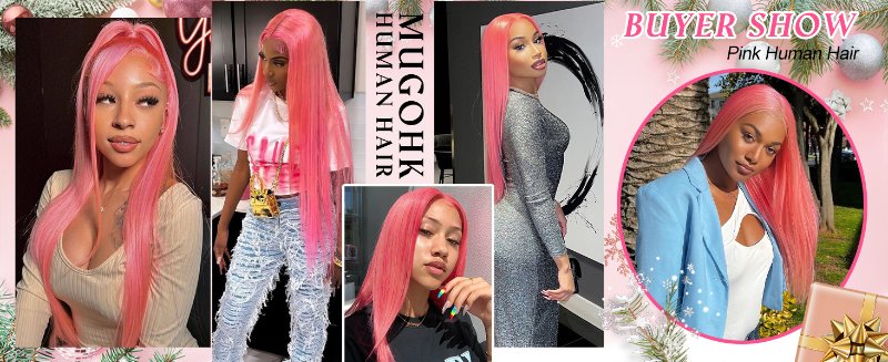 pink wig christmas gifts