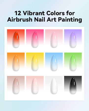 airbrush gel nail polish