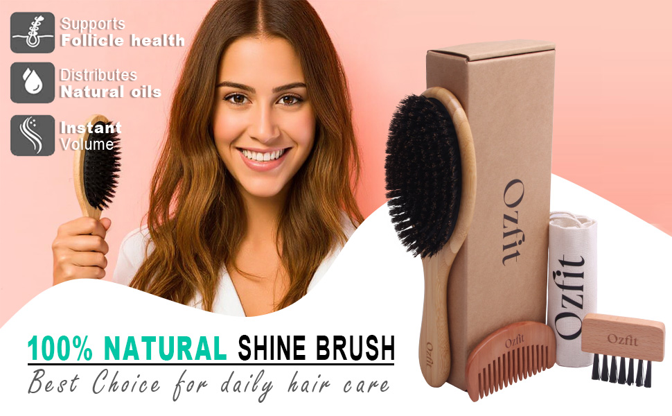 100% Natural Shine Brush