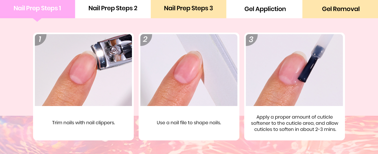 Soak Off UV LED Gel Nail Kit