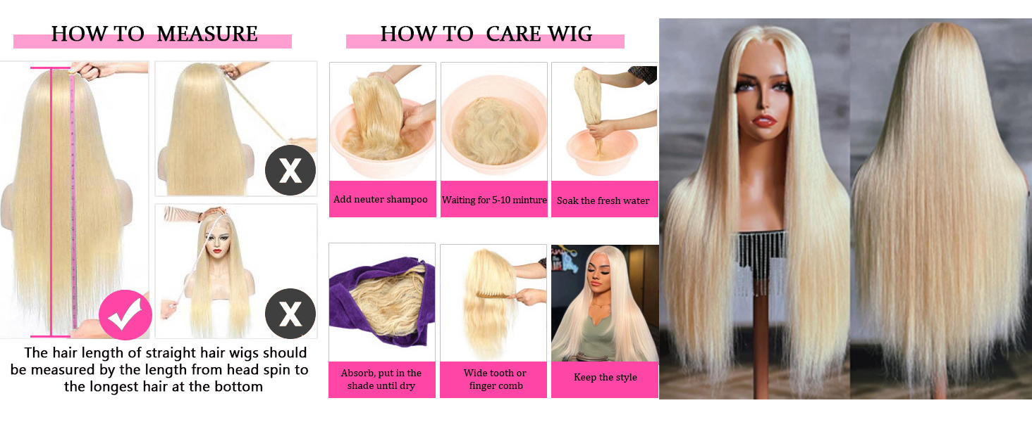 Straight Lace Front wigs human hair