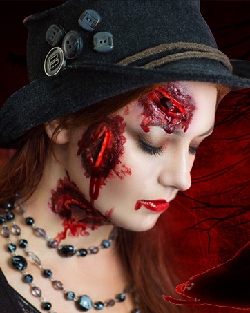 Halloween Fake Blood Makeup