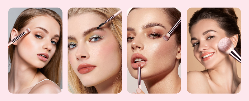travel makeup brush set