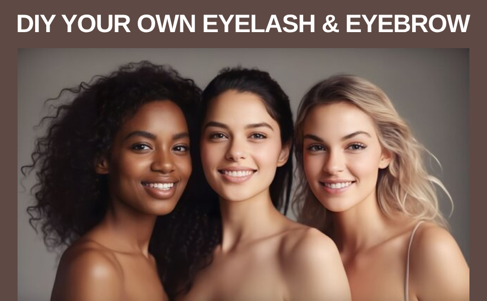 diy your own eyelash &amp; eyebrow