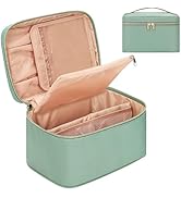 MONSTINA Makeup Bag-Cosmetic Travel MakeUp Bag,Large Capacity Portable Makeup Organizer,Waterproo...