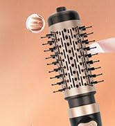 DAILYLIFE Rotating Hair Dryer Brush, Hot Air Brush with 2 Brushes (1.5