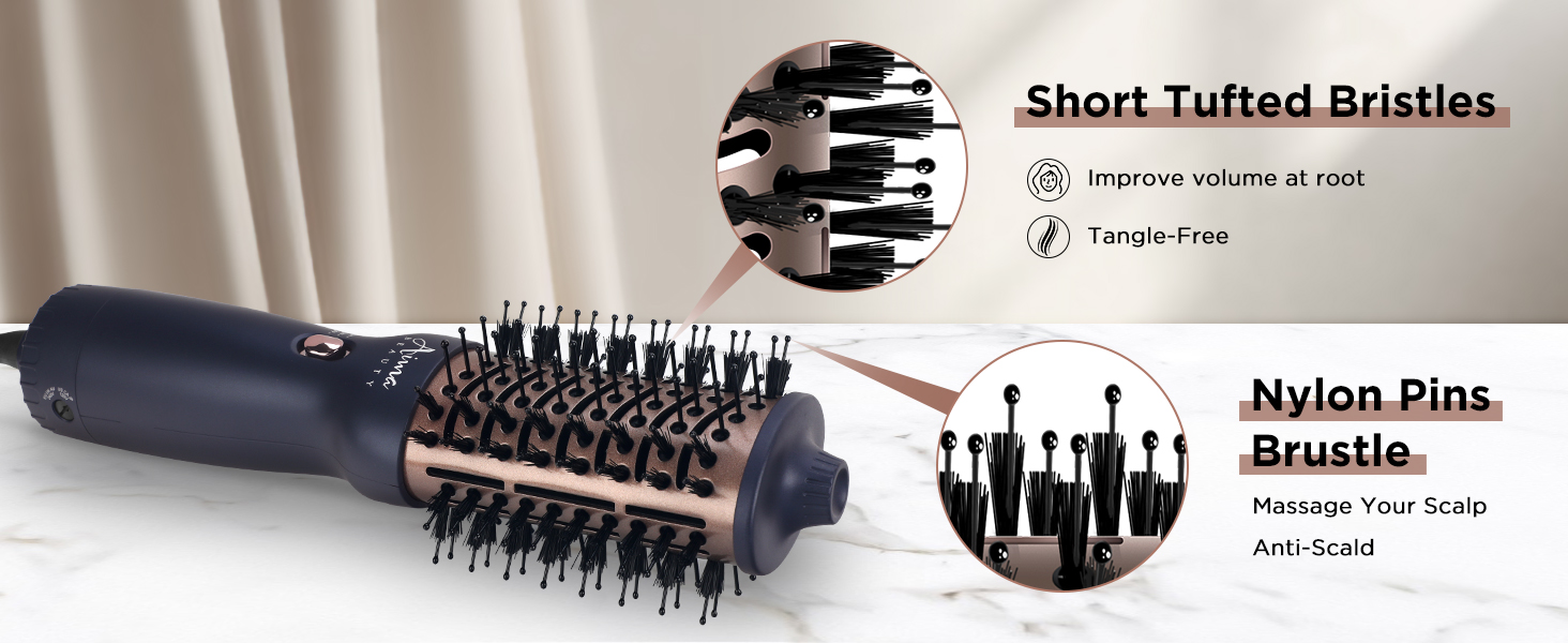 dual voltage hot air brush