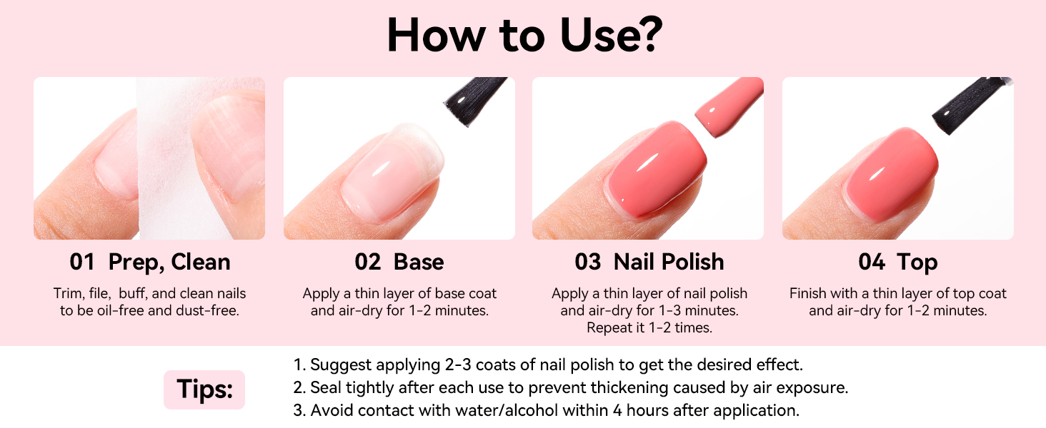 nude pink nail polish