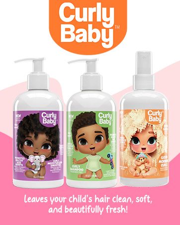 curly baby shampoo condish body wash lotion curls kinky coily hair extra gentle