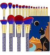 Docolor Makeup Brushes 19Pcs Makeup Brush Set Premium Gift Synthetic Powder Kabuki Foundation Con...