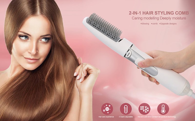 Hair Dryer Brush Blow Comb