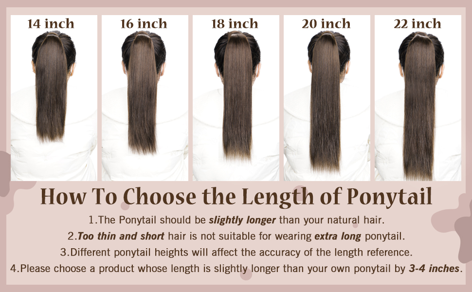 How To Choose the Length of Ponytail