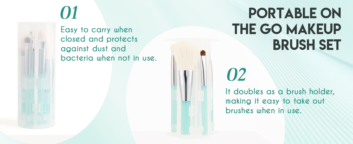 mini makeup brushes