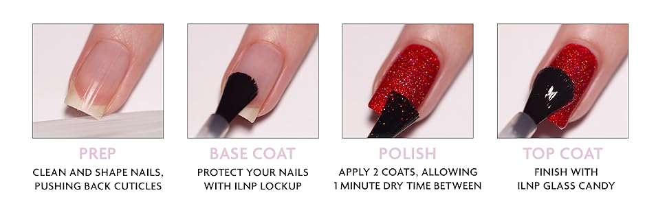 How to use ILNP nail polish