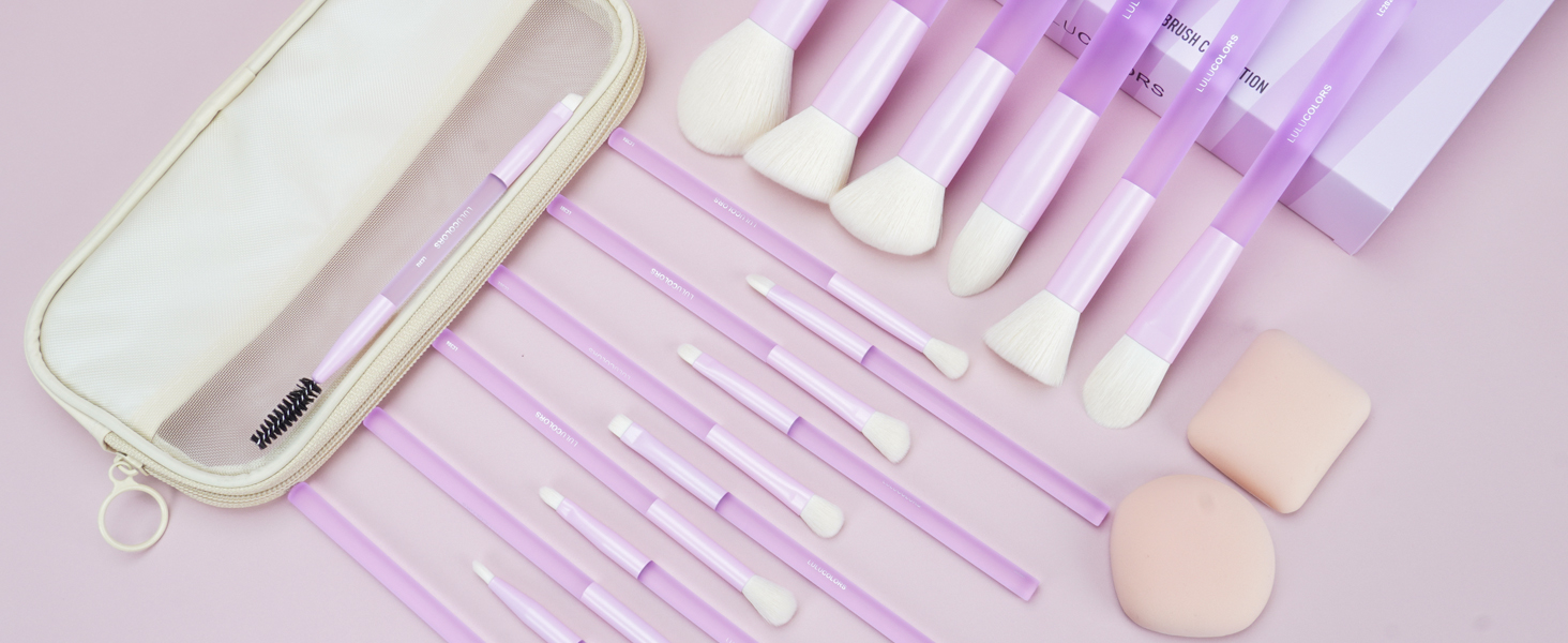 Makeup Brush Set For Your Makeup Needs(light purple)