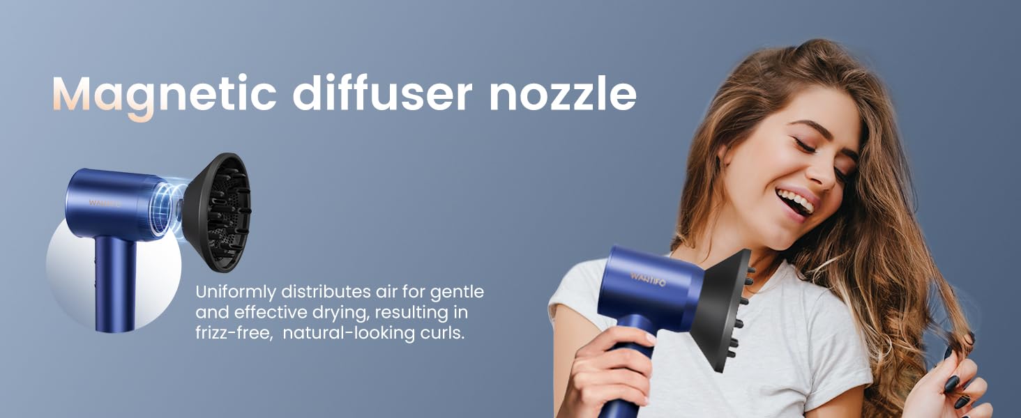 Magnetic diffuser nozzle
